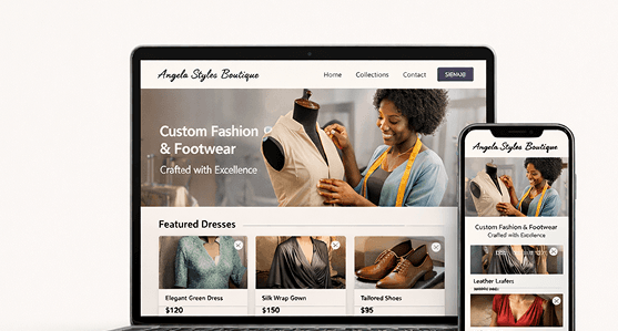 Get Your Professional Website and Online Store for Free